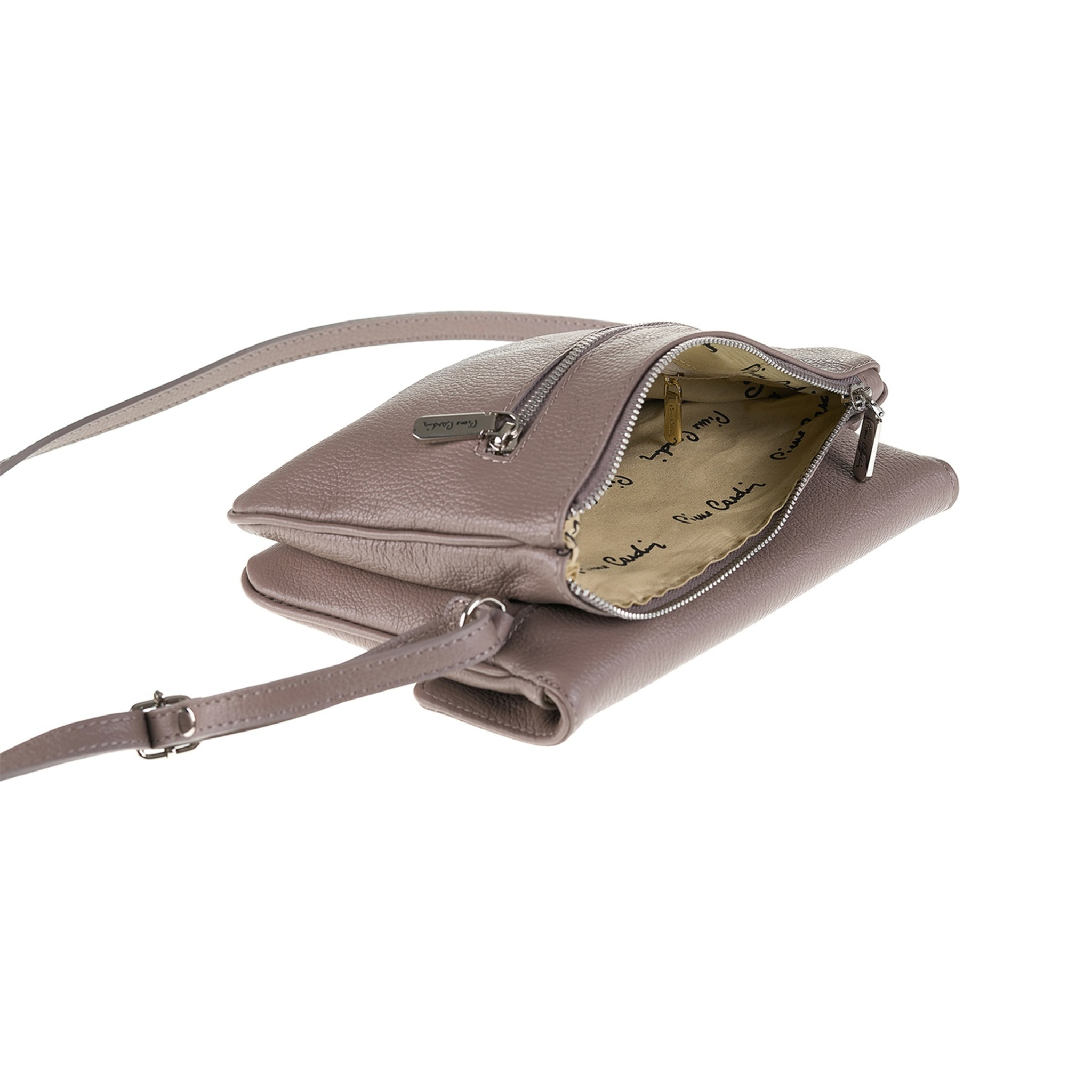 Borsa a tracolla da donna Made in Italy - Modello Seraphina Lux - 100% pelle - 26.0 x 18.0 x 4.0 cm
