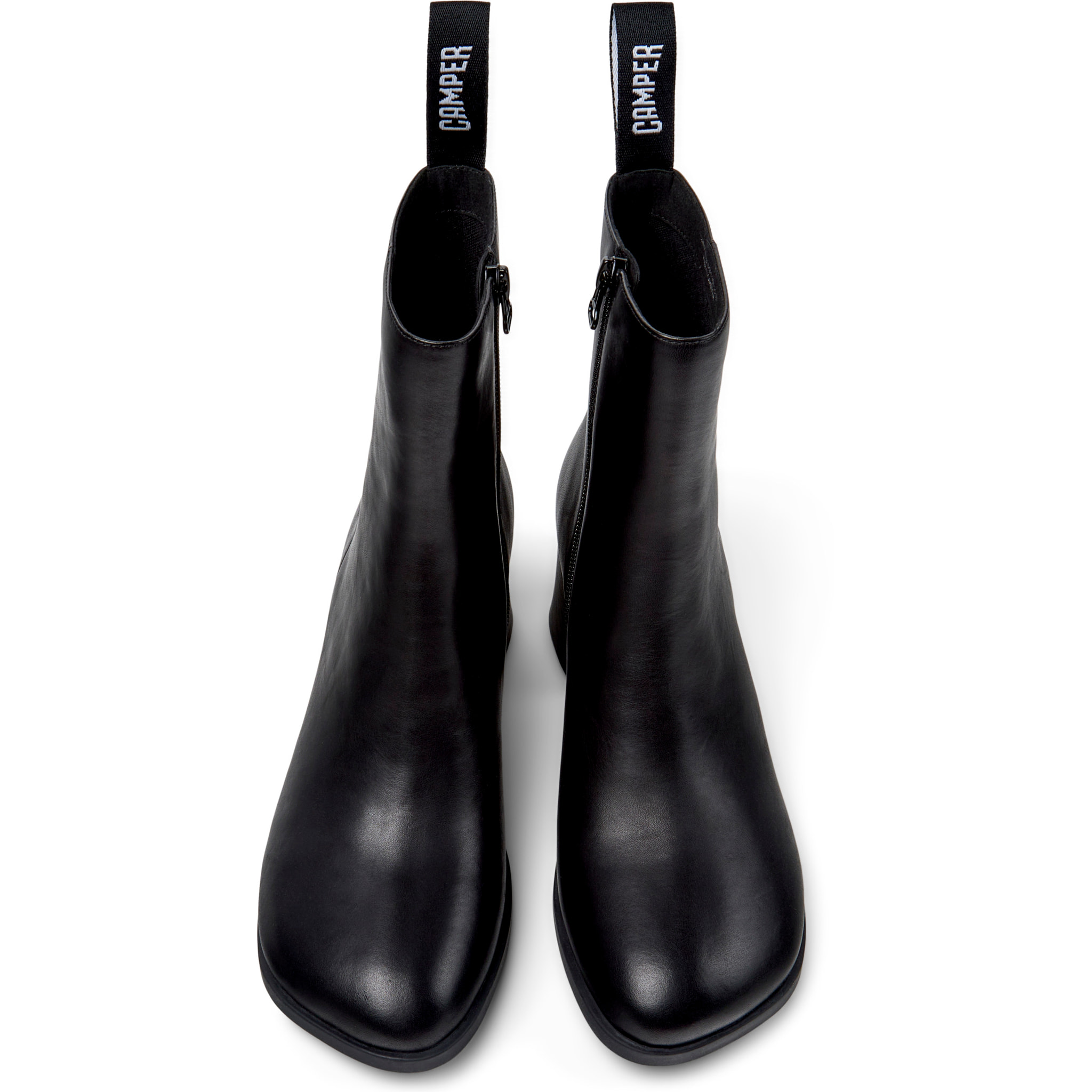 Botines - CAMPER Kora - Negro - Cuero liso