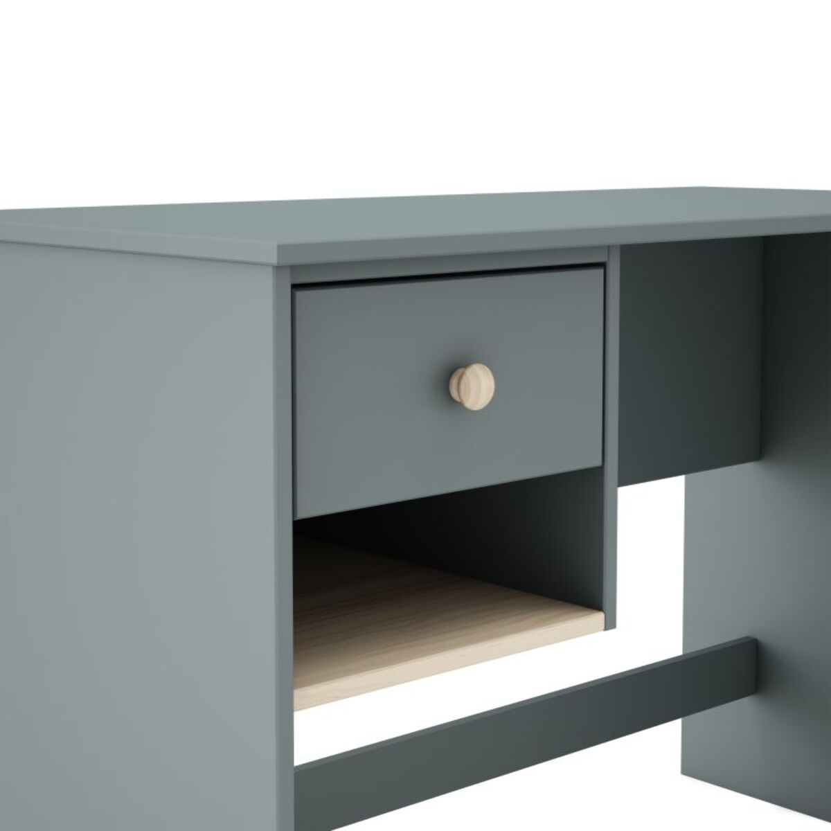 Mesa de escritorio Misty Breeze Verde Salvia - Oak Soft