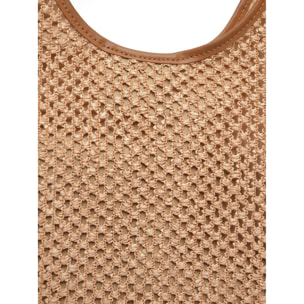 Borsa da mare Carla Ferreri Cammello