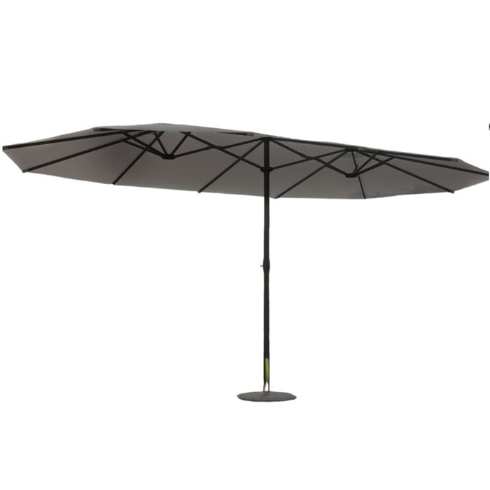 Parasol double 2,7 x 4,6 m CABIATE