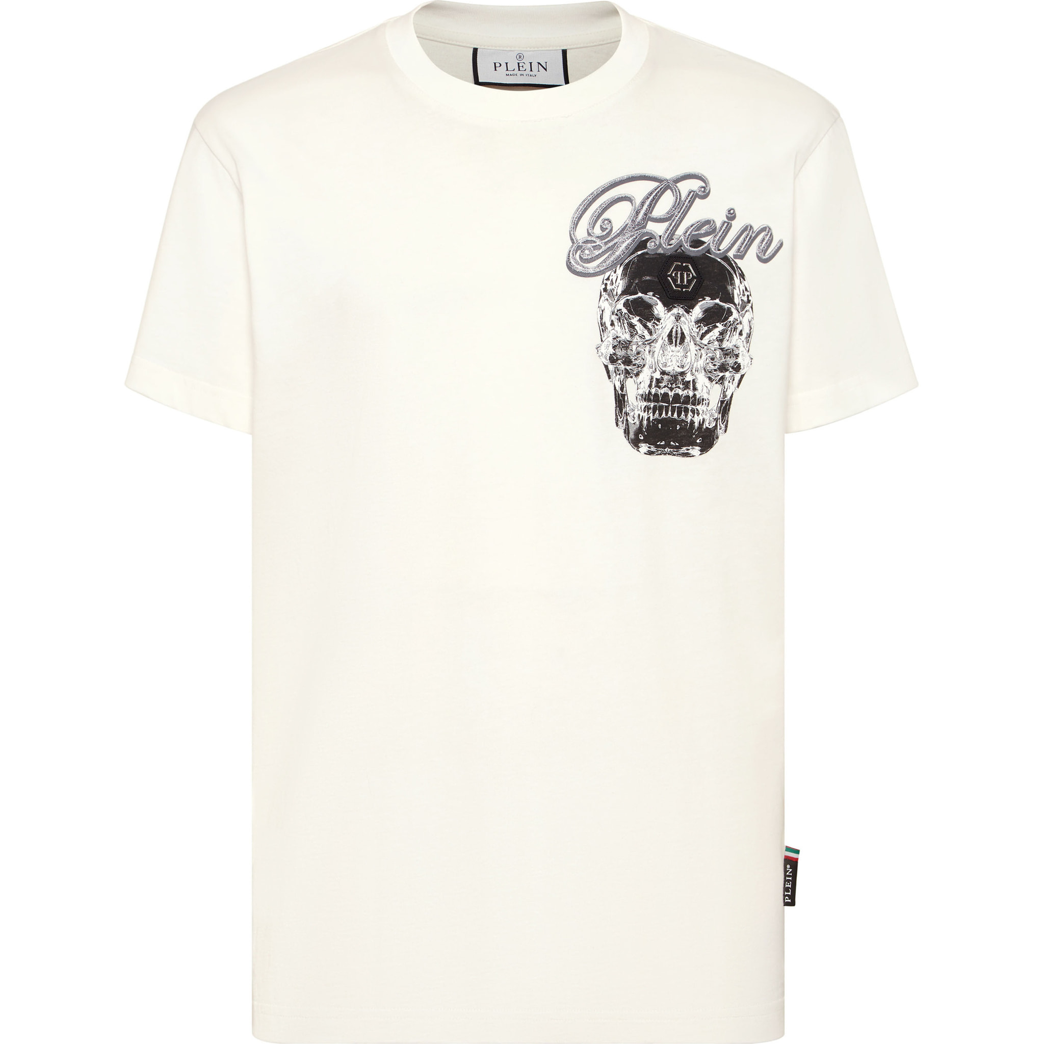 PHILIPP PLEIN T-Shirt Round Neck Ss SKULL