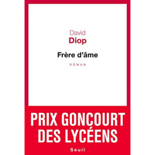 Diop, David | Frère d'âme - Prix Goncourt des lycéens 2018 | Livre d'occasion