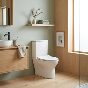 Combi WC à poser sans bride, avec abattant slim softclose - remplissage par le côté (EUR990)