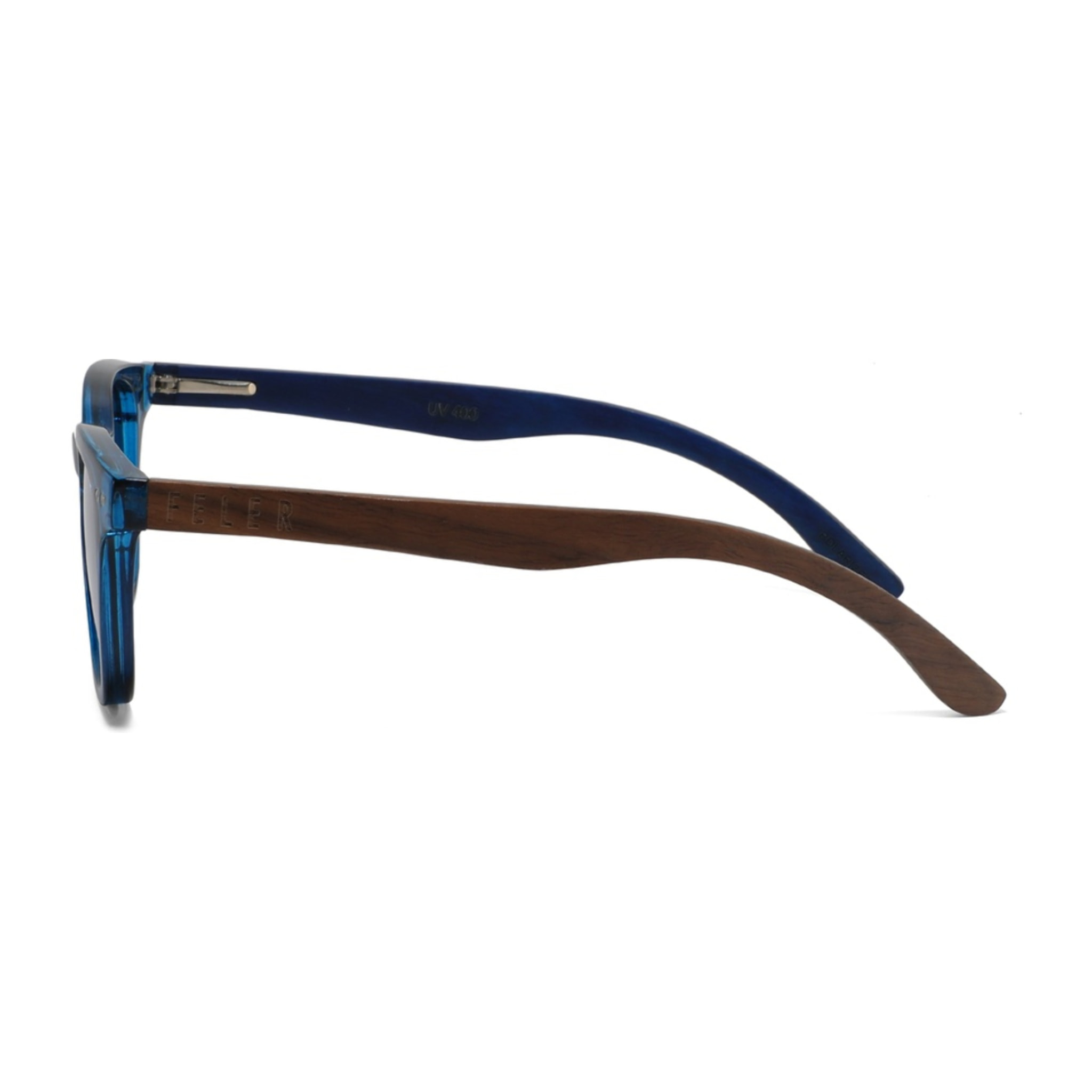 Gafas de Sol Feler 1556-4 Polarizadas de Madera Unisex 48mm