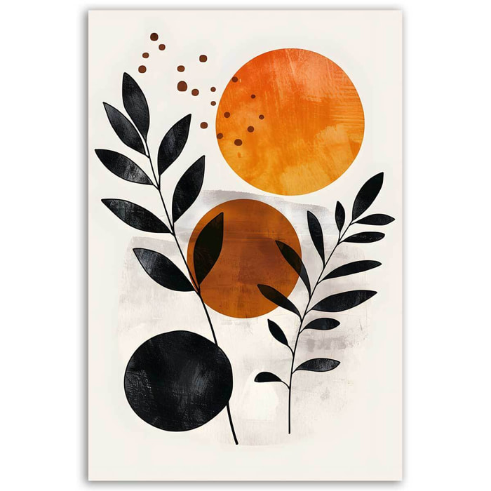 Tableau nature géométrique solaire Toile imprimée