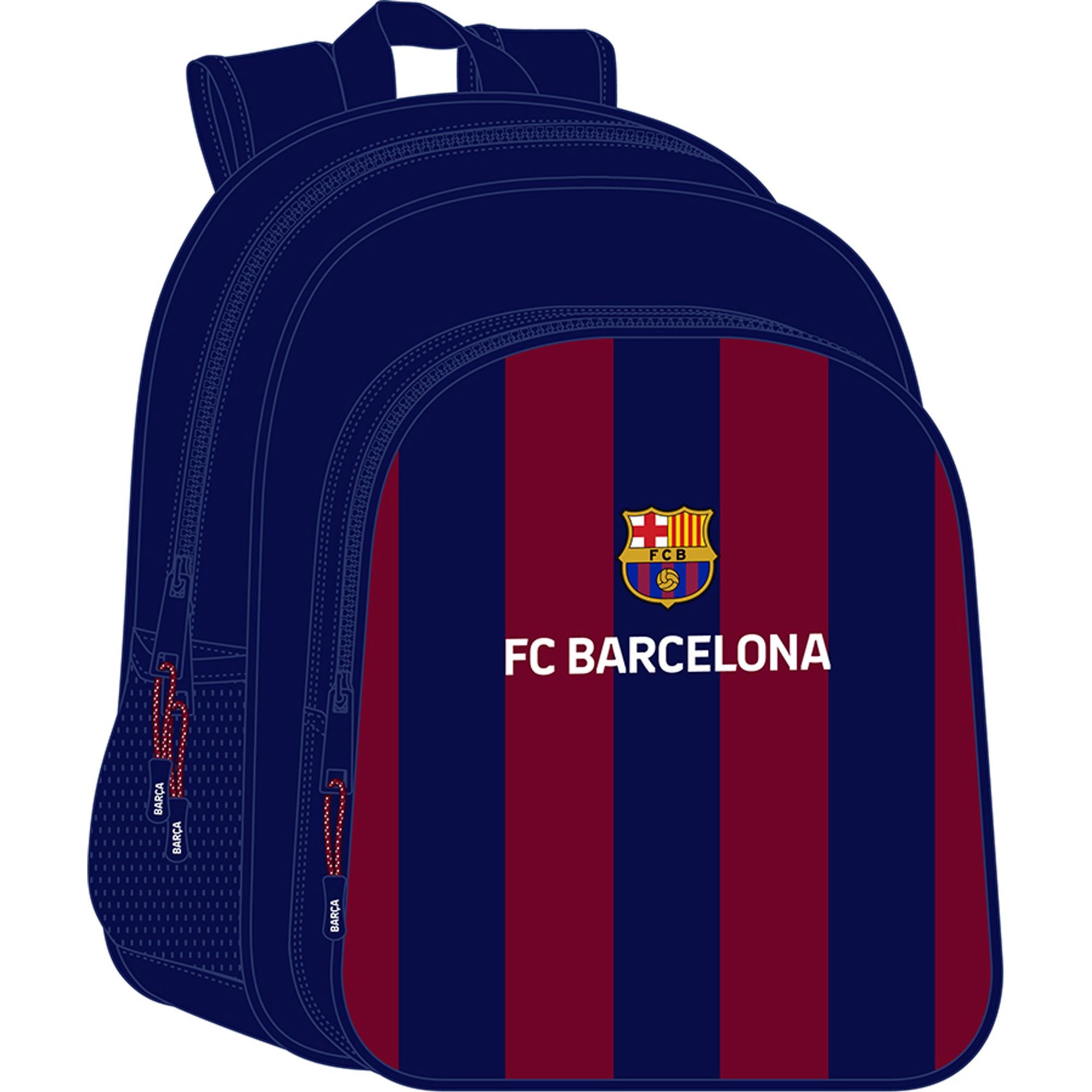 Mochila junior adapt.carro f.c.barcelona