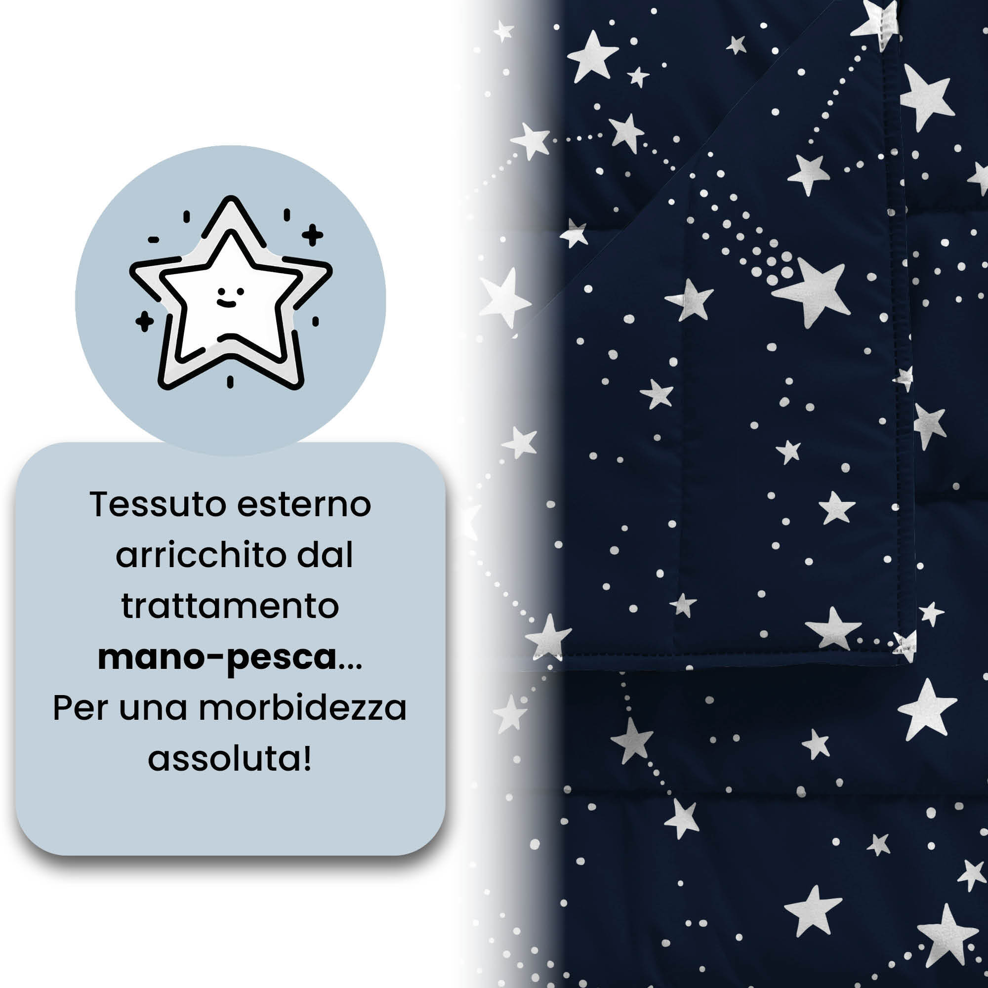 TRAPUNTINO ESTIVO BASIC, 100gr - Made in Italy - MATRIMONIALE