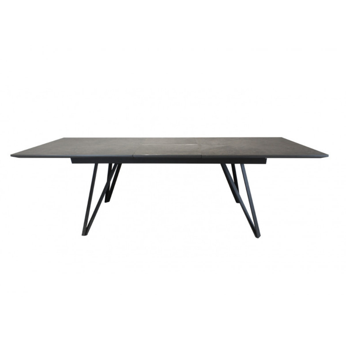 Table extensible céramique gris anthracite 180/230 cm - HARMONY