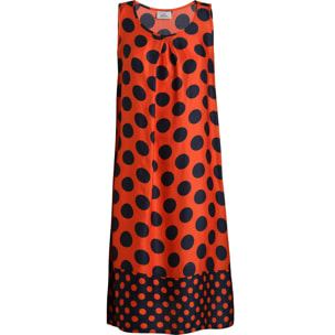 DEHA - Vestito midi SLEEVELESS DRESS POLKA DOT in Viscosa per donna