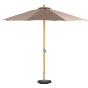 Parasol droit Tinaei Taupe
