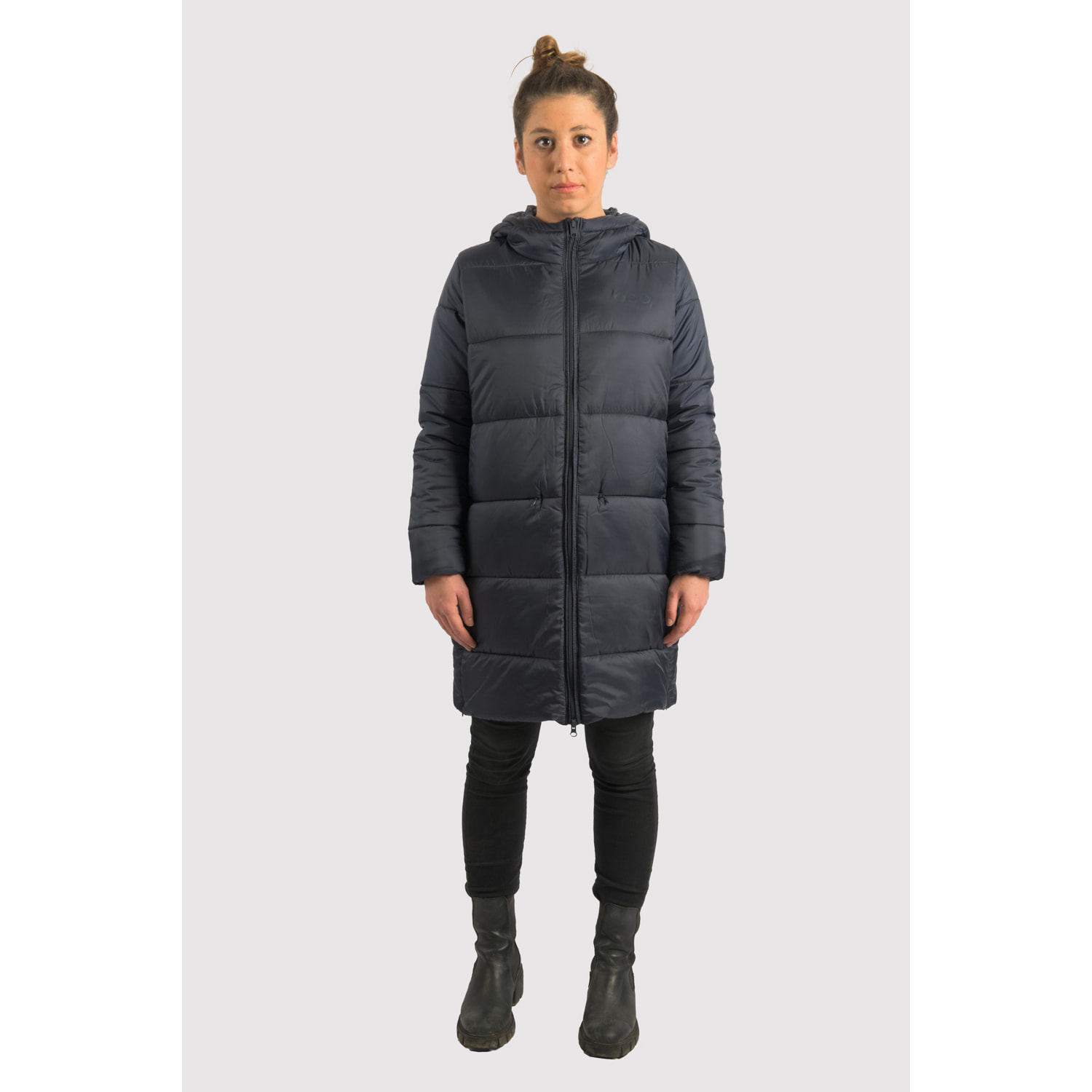 Chaqueta Paris Long Jacket marca ECOON - Azul oscuro