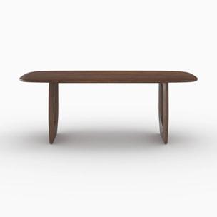 Table rectangulaire en bois de manguier massif 6 places - Maya