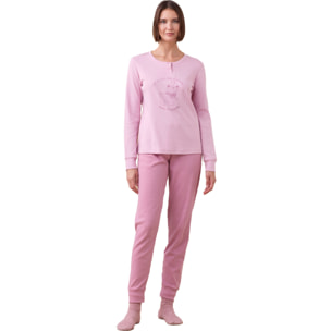 Pigiama donna invernale in caldo cotone articolo dog. Noidinotte