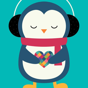 Affiche  coeur à prendre Affiche + cadre en bois - Noir