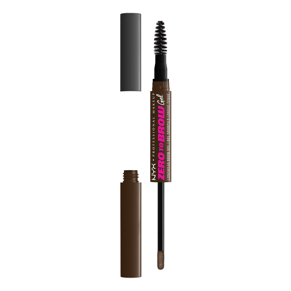 NYX Professional Makeup Gel à Sourcils Teinté Longue Tenue Zero To Brow Gel Espresso