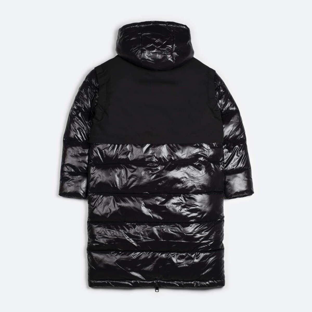 Chaqueta MUNICH mujer puffer wind de poliéster-nylon negra