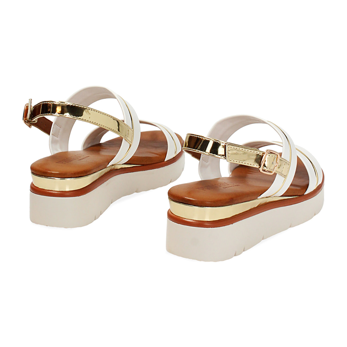 Zeppe donna bianche basic