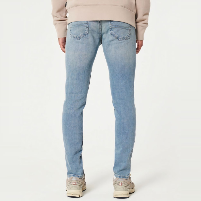 Jeans - loose fit - cotone - blu denim chiaro