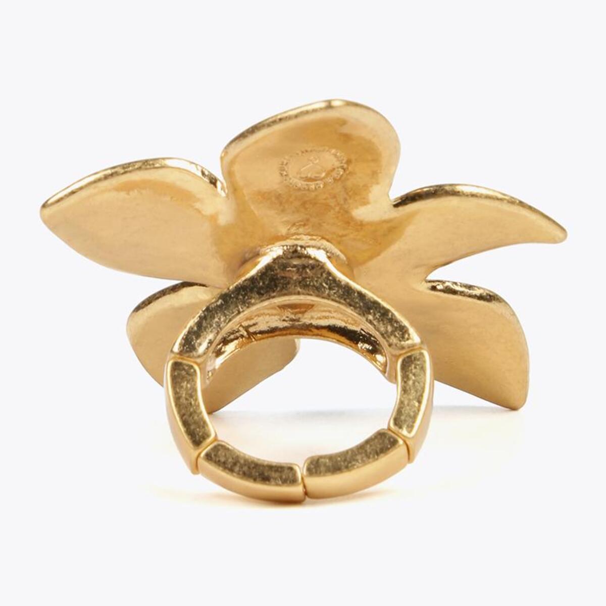 Anello elasticizzato orchidea