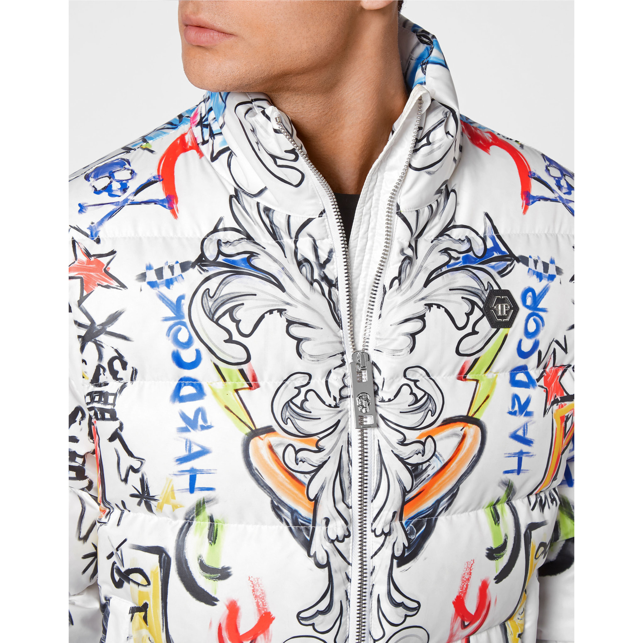PHILIPP PLEIN Chaqueta de plumón SKULL AND PLEIN