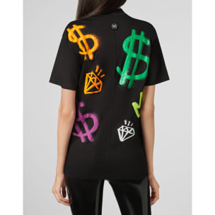 PHILIPP PLEIN T-shirt Round Neck SS Baroque cross