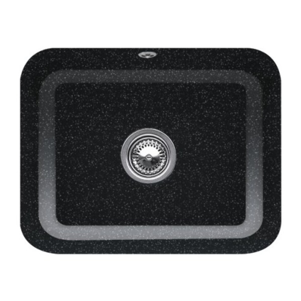 Evier 1 bac Cisterna 60C Chromite CeramicPlus avec vidage manuel