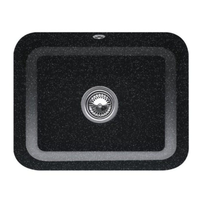 Evier 1 bac Cisterna 60C Chromite CeramicPlus avec vidage manuel