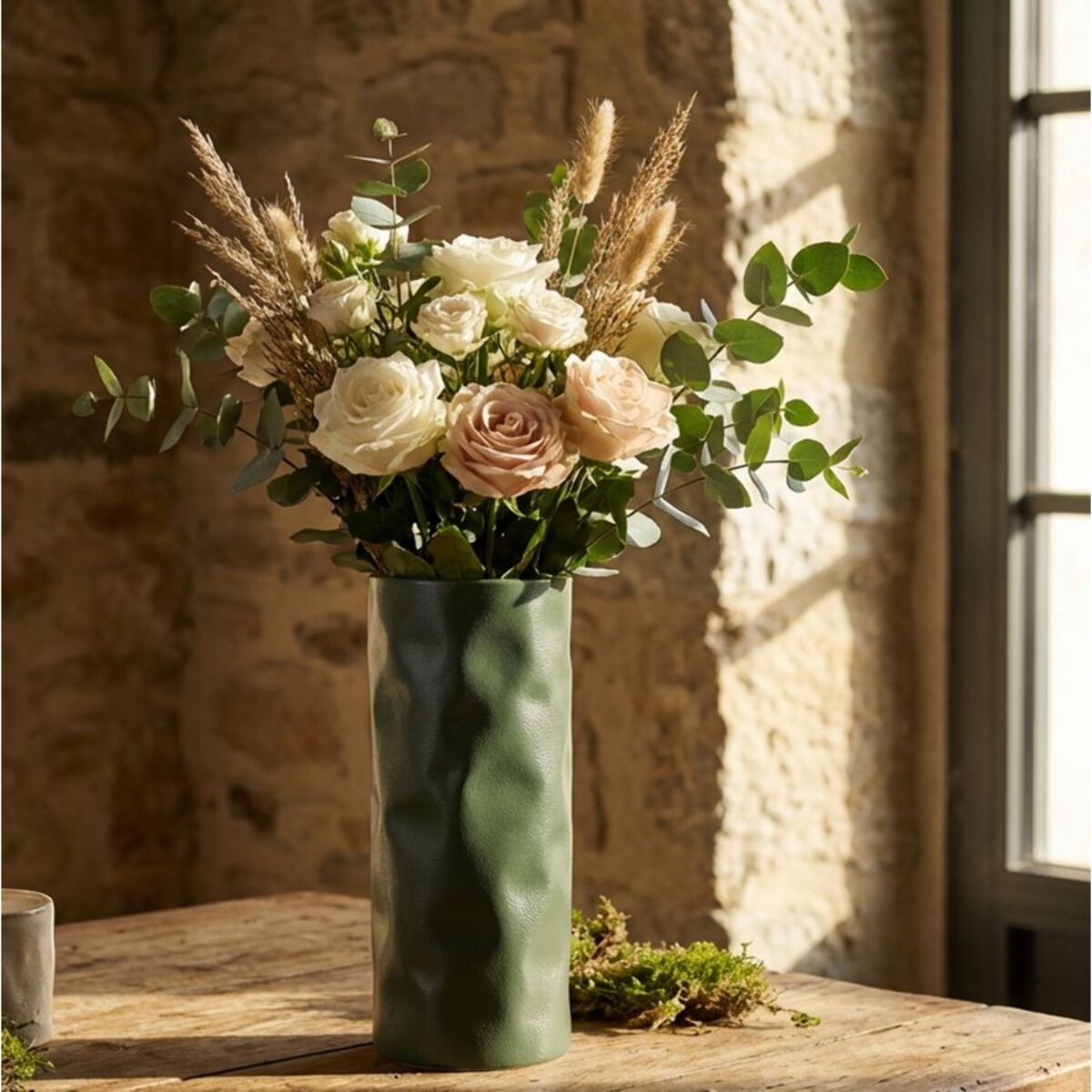 VASO NORIMBERGA CM 12X12X30 (APERTURA CM Ø 11)