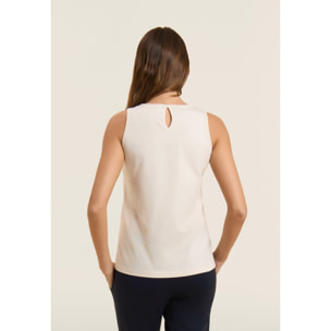 Canotta con Dettaglio Cut-Out e Grafica FREDDY