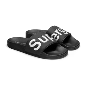 Slippers Superga Uomo Donna Nero 1908 Slides Polysoft