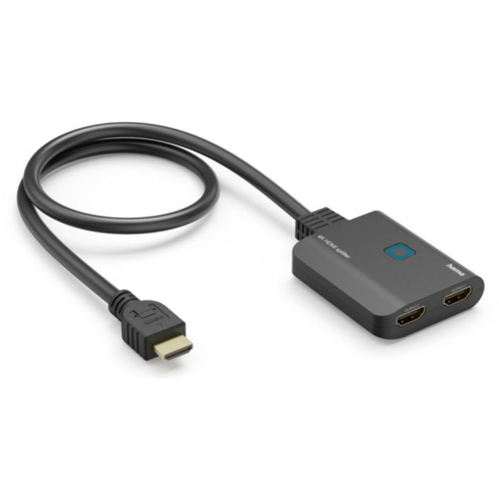 Hub HAMA HDMI M vers double HDMI F