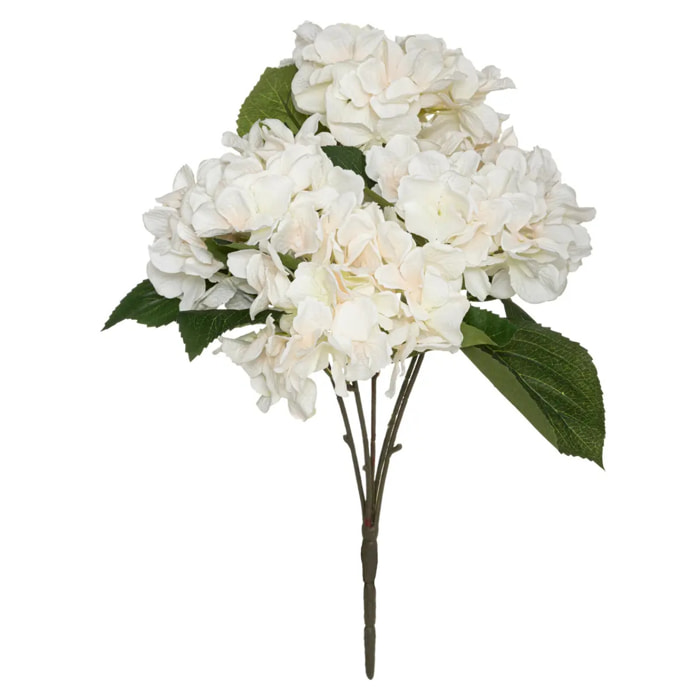 Bouquet hortensias artificiels H42cm
