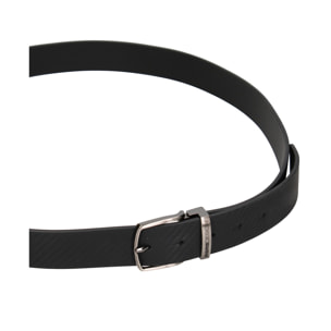 Cintura uomo in vera pelle Made in Italy - Modello Erebo Lux - Fibbia