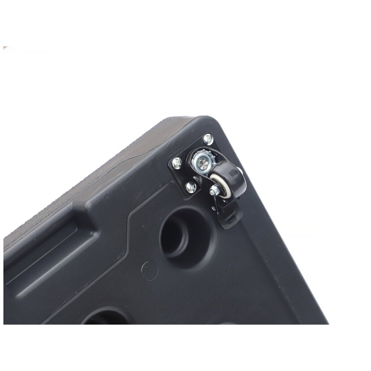 Pieds de parasol a lester 45 x 45 cm avec roulettes - 18 kg - Noir