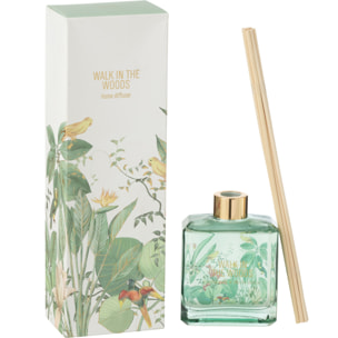 J-Line bâtonnets parfumés Walk In The Woods - Evergreen & Silver Birch - vert - 180 ml