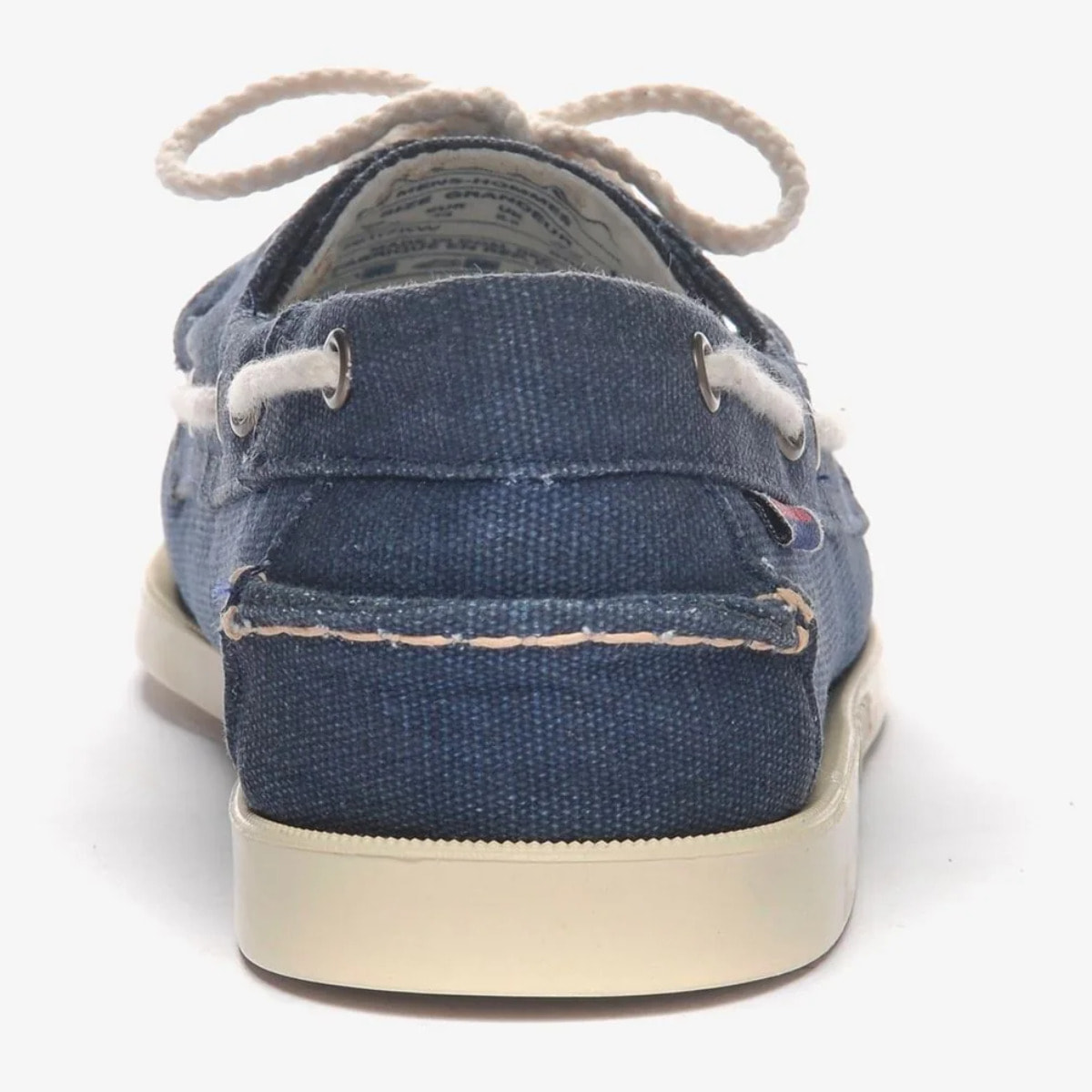Sebago - Docksides Uomo Blu - PORTLAND WASHED CANVAS