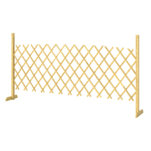 Barrière extensible - 180x30x90cm - bois pré-huilé