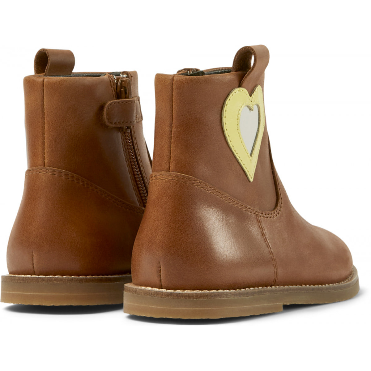 CAMPER Savina Twins - Stivaletti Bambino Unisex Marrone