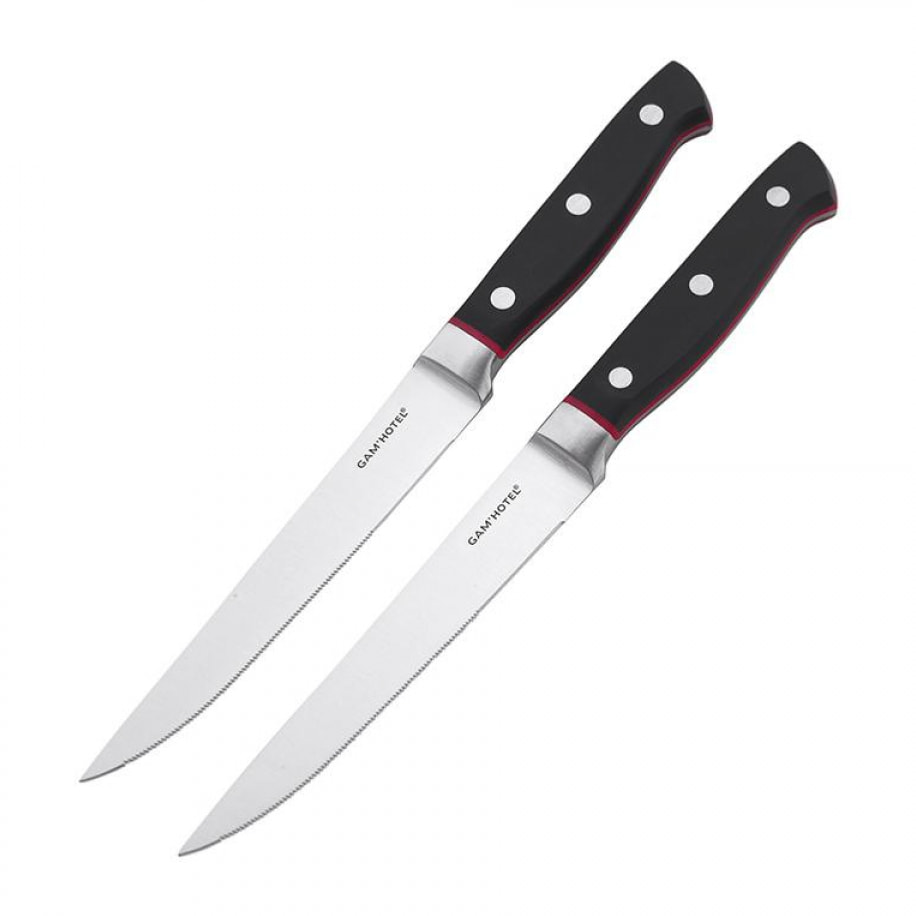 2 Couteaux à steak 25cm