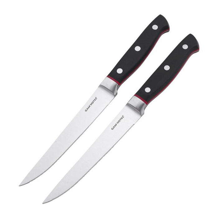 2 Couteaux à steak 25cm