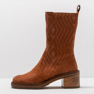 Botas con tacón S3331 VESUBIO RUST / RUBY color Rust