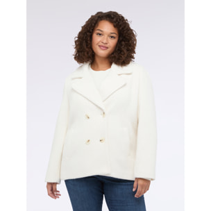 Fiorella Rubino - Cappotto con chiusura doppiopetto - Bianco