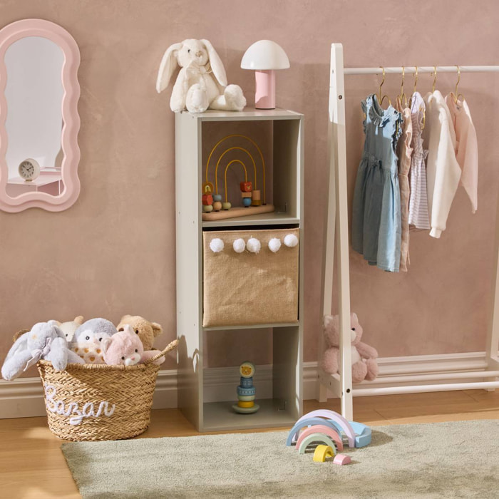 Étagère Enfant Mix'n modul 3 Cases Vert 34,5x32x100,5 cm