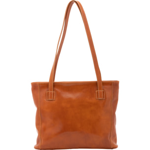 Borsa a spalla  da donna In Vera pelle Made in Italy 30x37x8 cm
