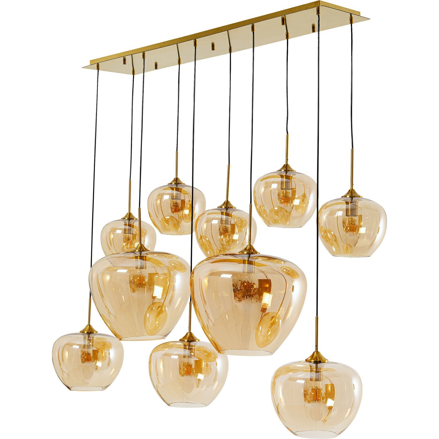 Suspension Sphere 10 ambrée Kare Design