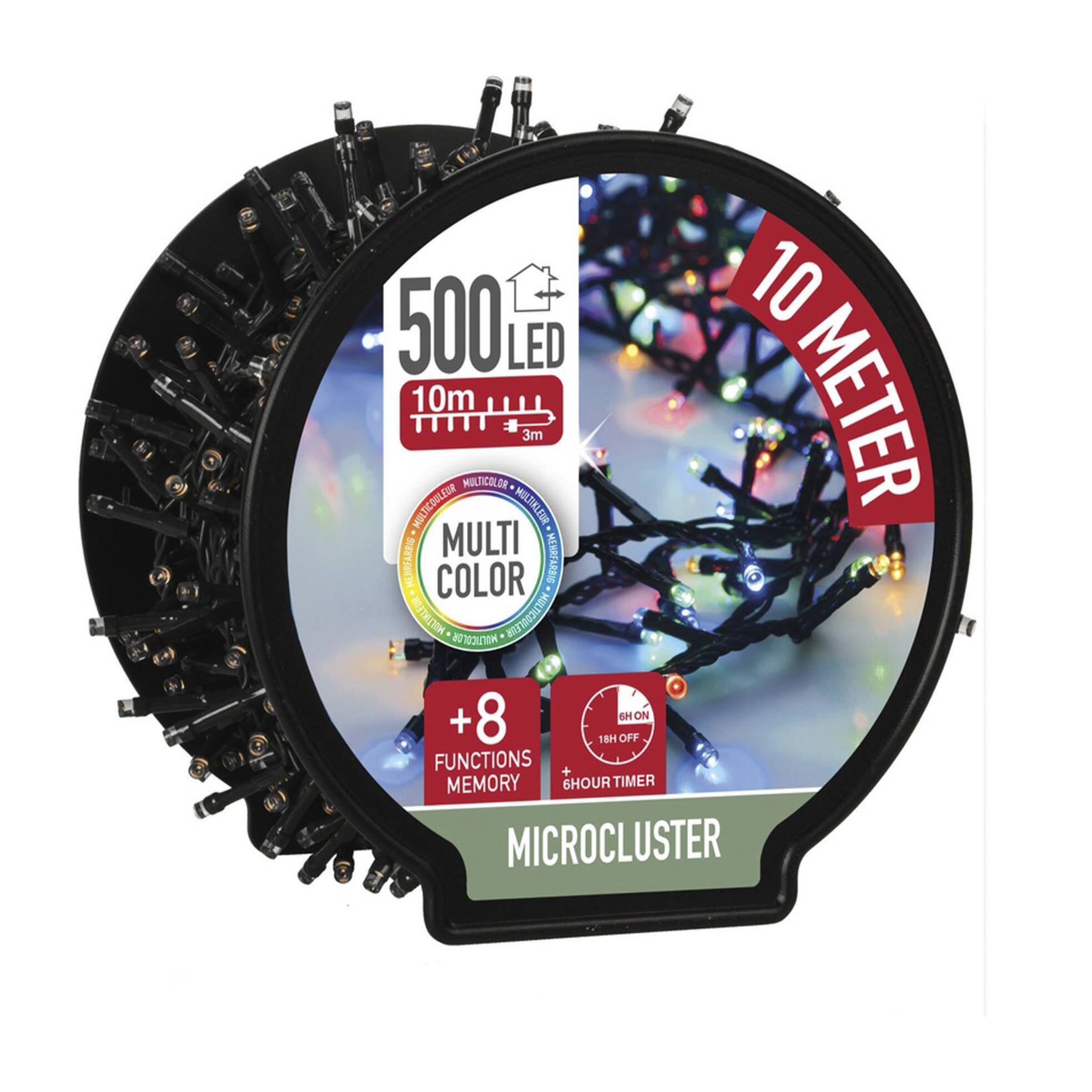 Clúster de 500 Luces LED Multicolor - 13 metros