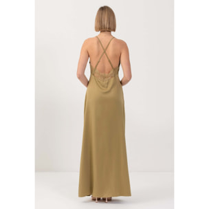 Kocca - Abito lungo con inserti in pizzo Donna