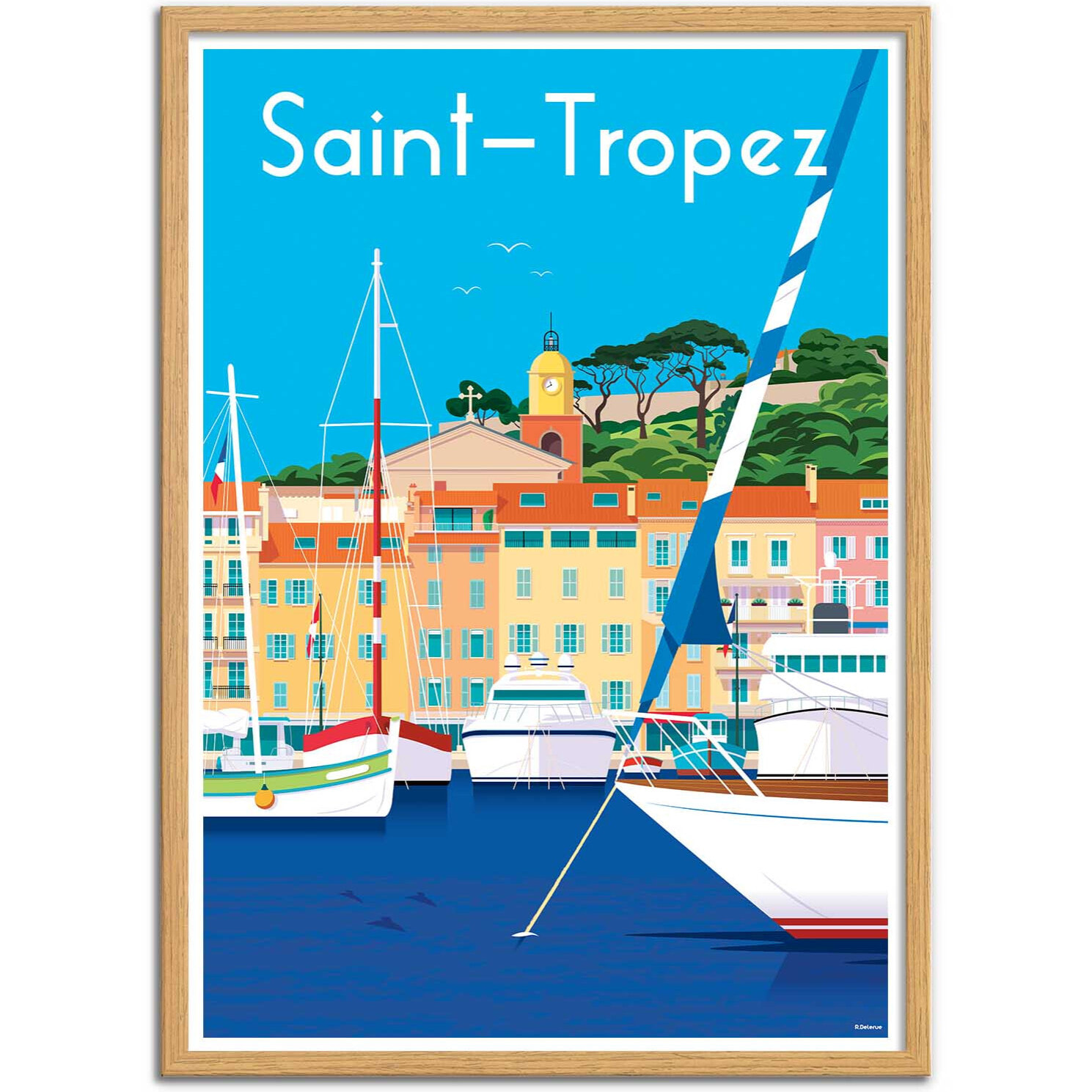 Affiche - Saint Tropez - Raphael Delerue
