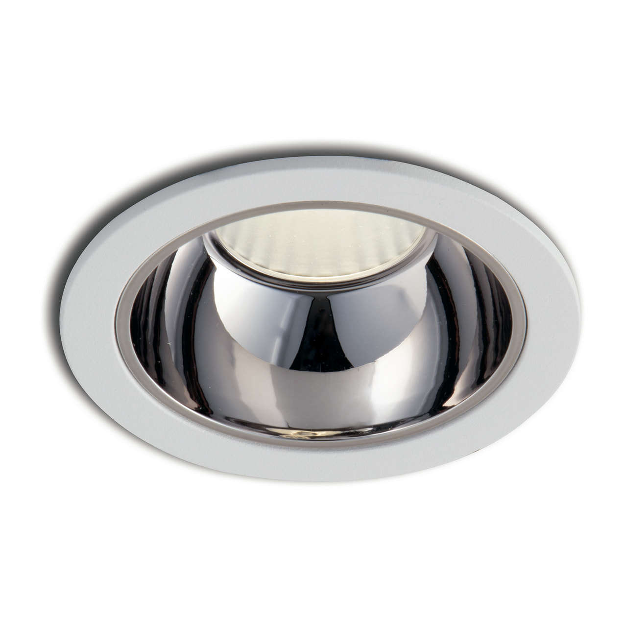 INCASSO LED LANDER BIANCO/CROMO 30W 3000LM UGR 4000K CRI90 12,8X14,1CM